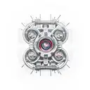 digivice wire circuitry  tattoo design idea