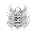 crest of courage digimon wire circuitry  tattoo design idea