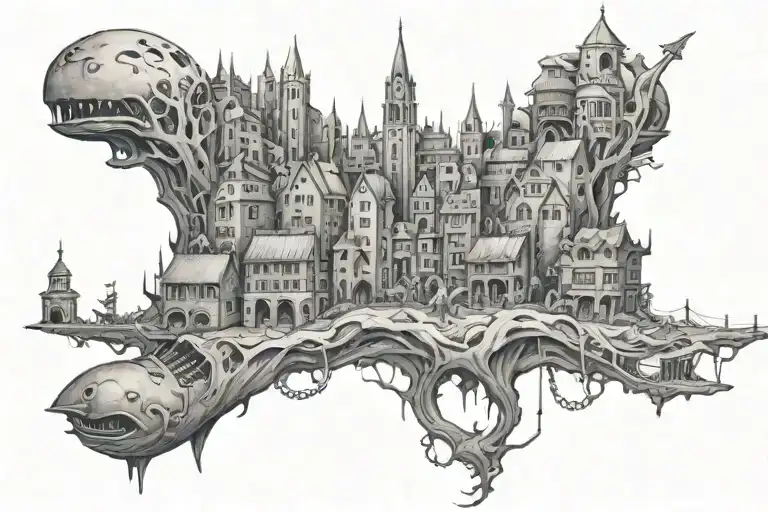 City of Lost Children tattoo design idea