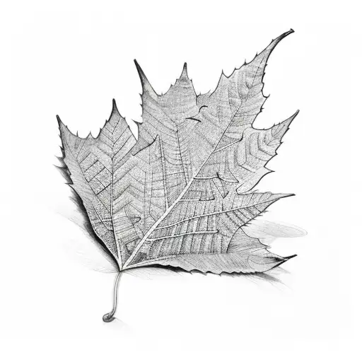 leaves the 99 for 1 tattoo design idea