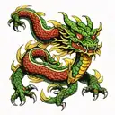 shenron dragon ball tattoo design idea