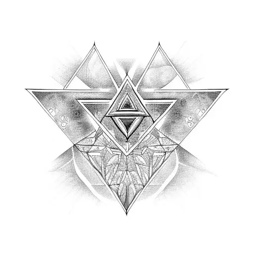 triforce tattoo design idea