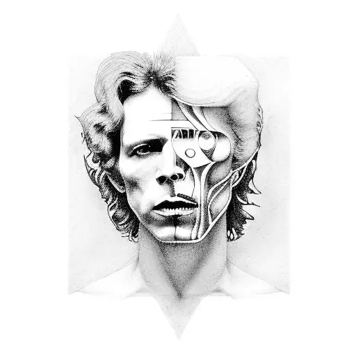 Jim morrison, lou Reed, David Bowie tattoo design idea