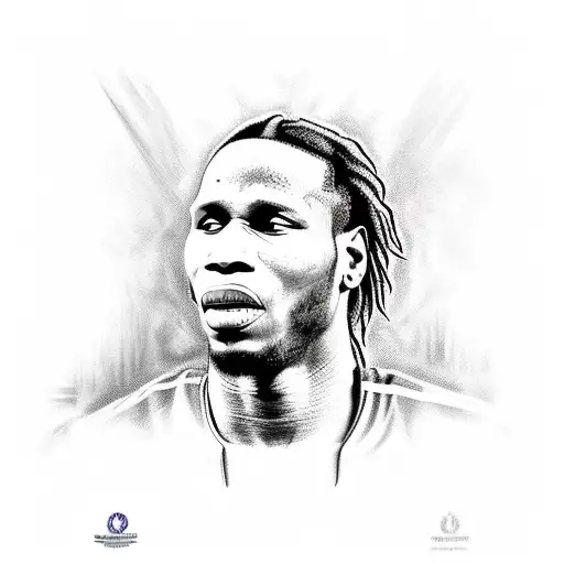 didier drogba chelsea wallpaper tattoo design idea