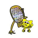 spongebob tattoo design idea