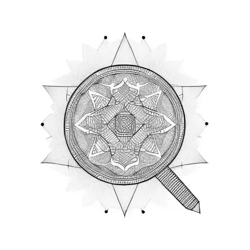badminton tattoo design idea