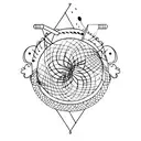 badminton tattoo design idea