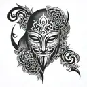 Vendetta tattoo design idea