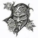 Vendetta tattoo design idea