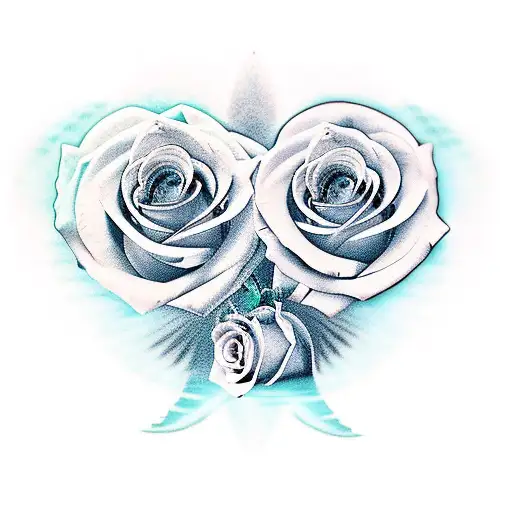 roses and lilith tattoo design idea