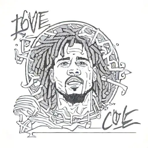 love yourz j cole lyrics tattoo design idea