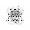 Aztec tribal tattoo design idea