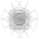 dmt geometry  tattoo design idea