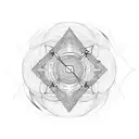 dmt geometry  tattoo design idea