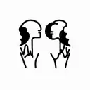 Matching brother and sister tatoo tattoo design idea