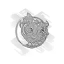 name Marek as a wedding ring tattoo design idea