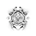 name Marek as a wedding ring tattoo design idea