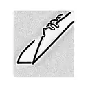 dark, thin, repetative line work pattern for arm tattoo design idea