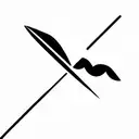 dark, thin, line work pattern for arm tattoo design idea