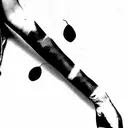 dark, thin, line work pattern for arm tattoo design idea