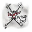 fighter Russia tattoo design idea