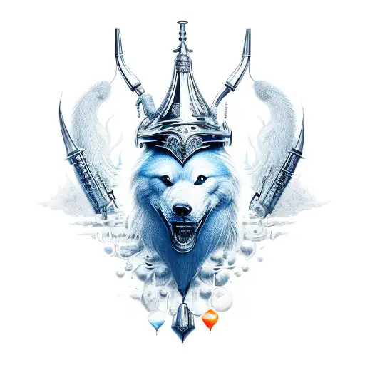 fenrir  tattoo design idea