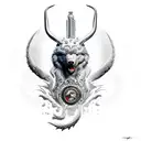 fenrir  tattoo design idea