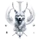 fenrir  tattoo design idea