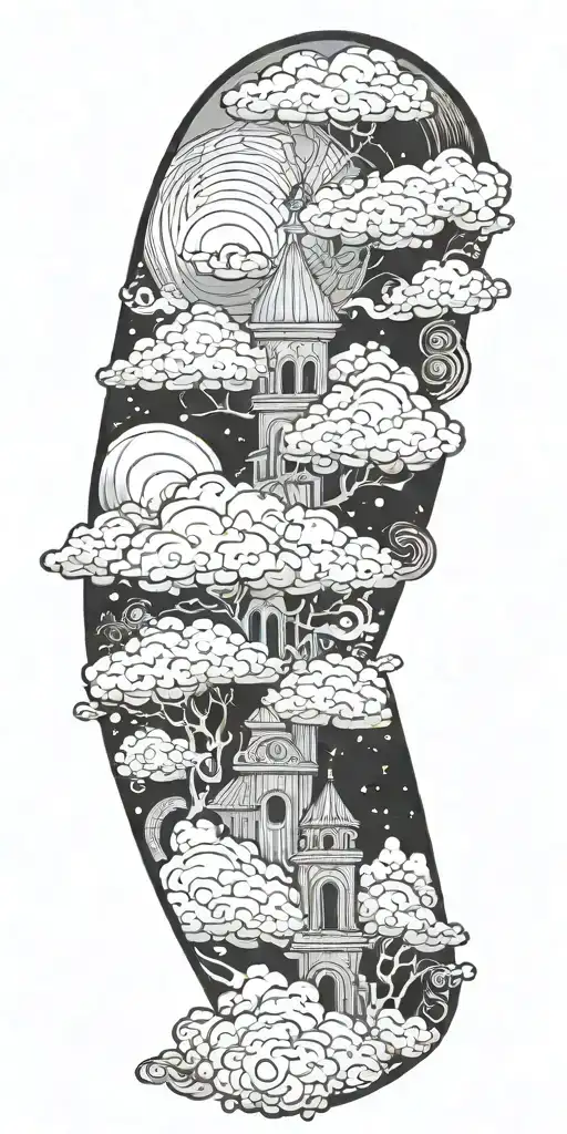 heaven tattoo design idea