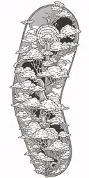 heaven tattoo design idea