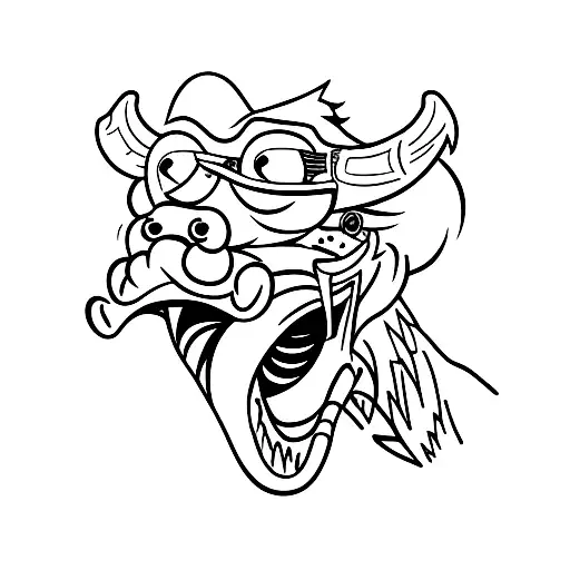 Patrick Monster Truck tattoo design idea