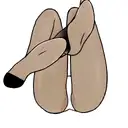 pantyhose tattoo design idea