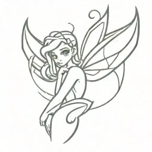 winx club emblem tattoo design idea