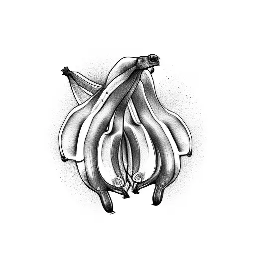 Banana tree tattoo tattoo design idea