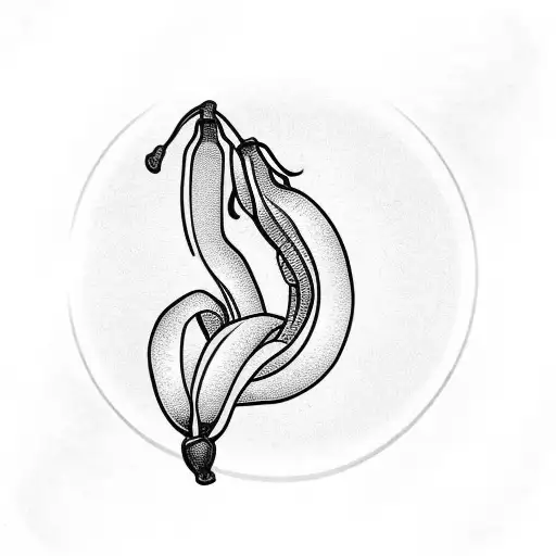 Banana tree tattoo tattoo design idea