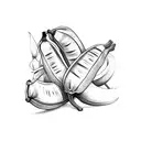 Banana tree tattoo tattoo design idea
