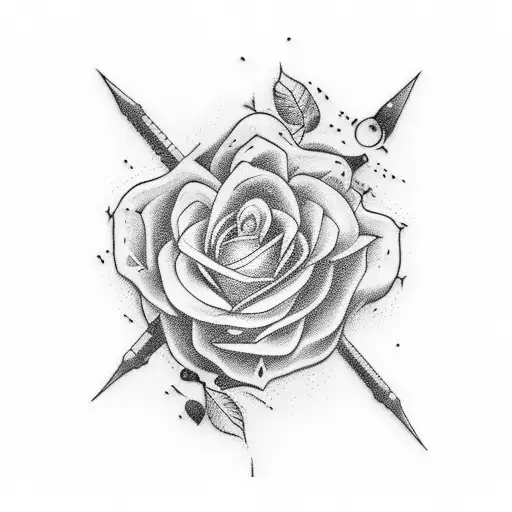 cursive writing saying RE1GN 4 EVER tattoo design idea
