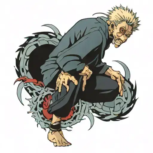 sukuna jujutsu kaisen tattoo design idea