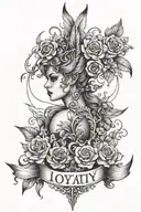 loyalty out values everything tattoo design idea