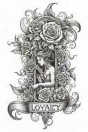 loyalty out values everything tattoo design idea