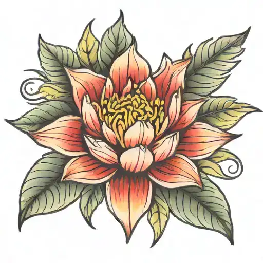 January February June october birth flower mandalay tattoo design idea