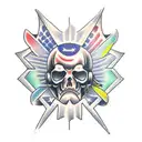 respect tattoo design idea