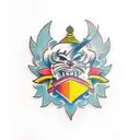 respect tattoo design idea