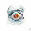 Do you pull me down with gravity or push me away with repulsion tattoo design idea