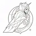 destiny's ghost tattoo design idea