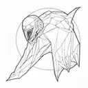 destiny's ghost tattoo design idea