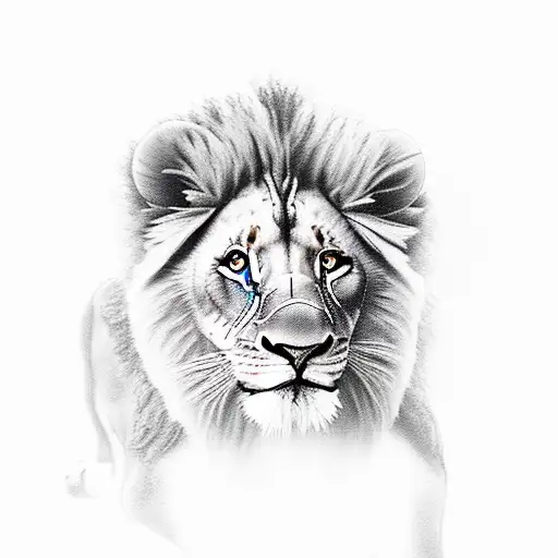 sexy lion cub like nala tattoo design idea