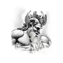 zeus and hades tattoo design idea