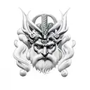 zeus and hades tattoo design idea