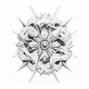 bastone tattoo design idea